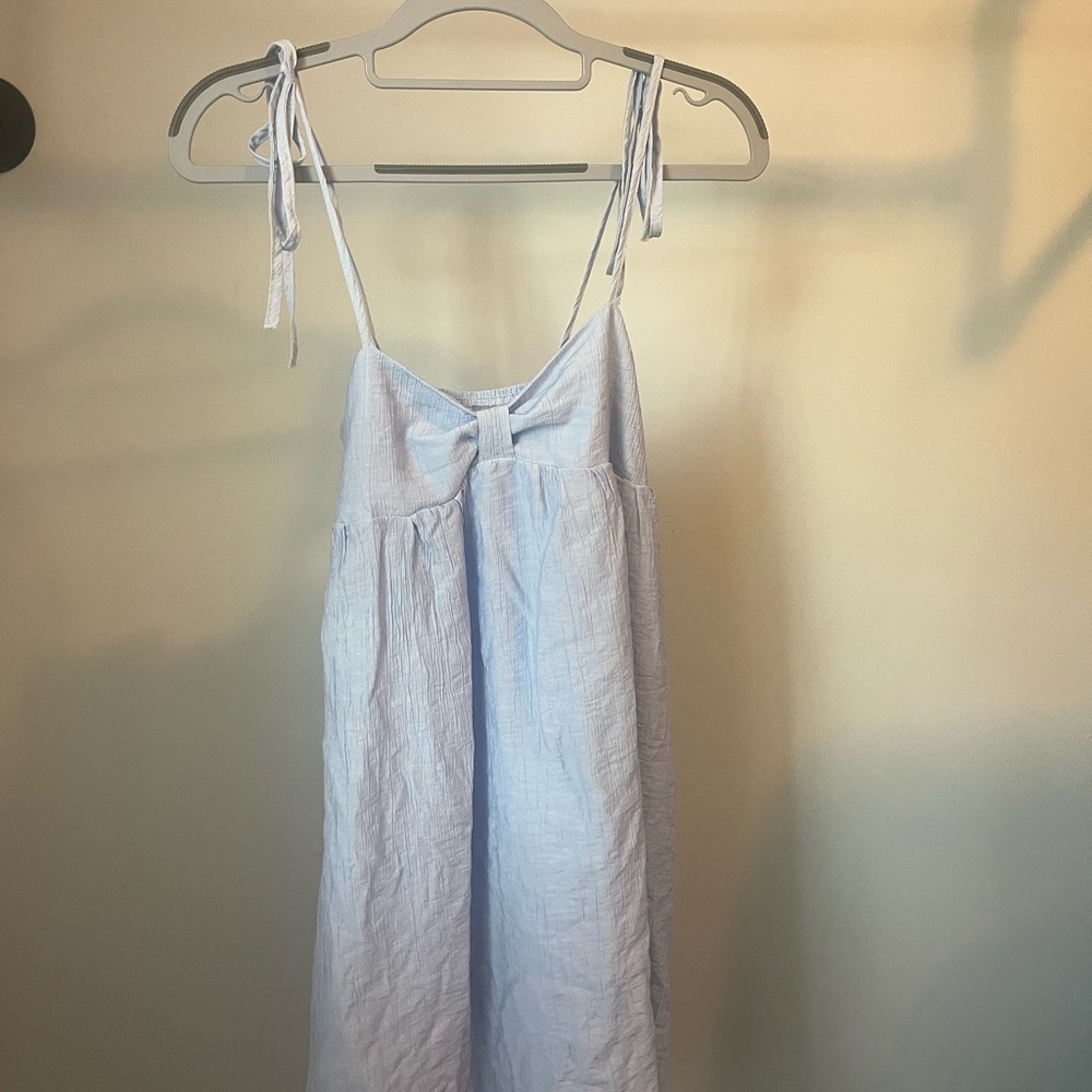 Amazon Light Blue Mini Dress